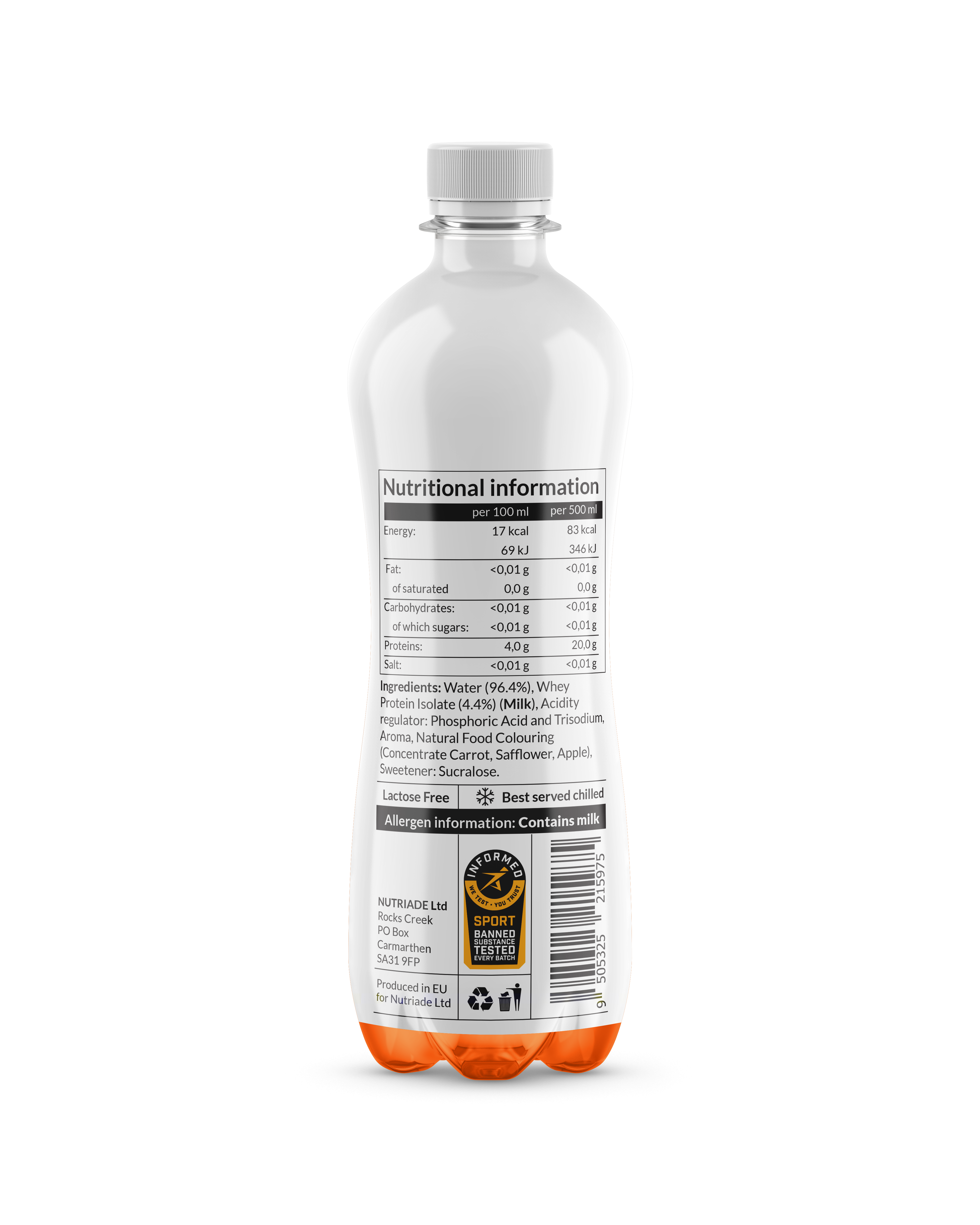 Protein Water Informed Sport